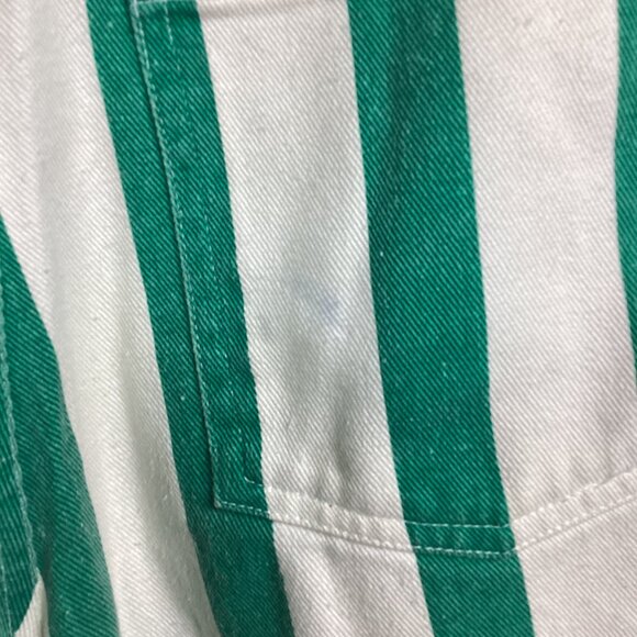 Vintage Copper Key Green Striped Shorts  11/12 - Picture 6 of 10